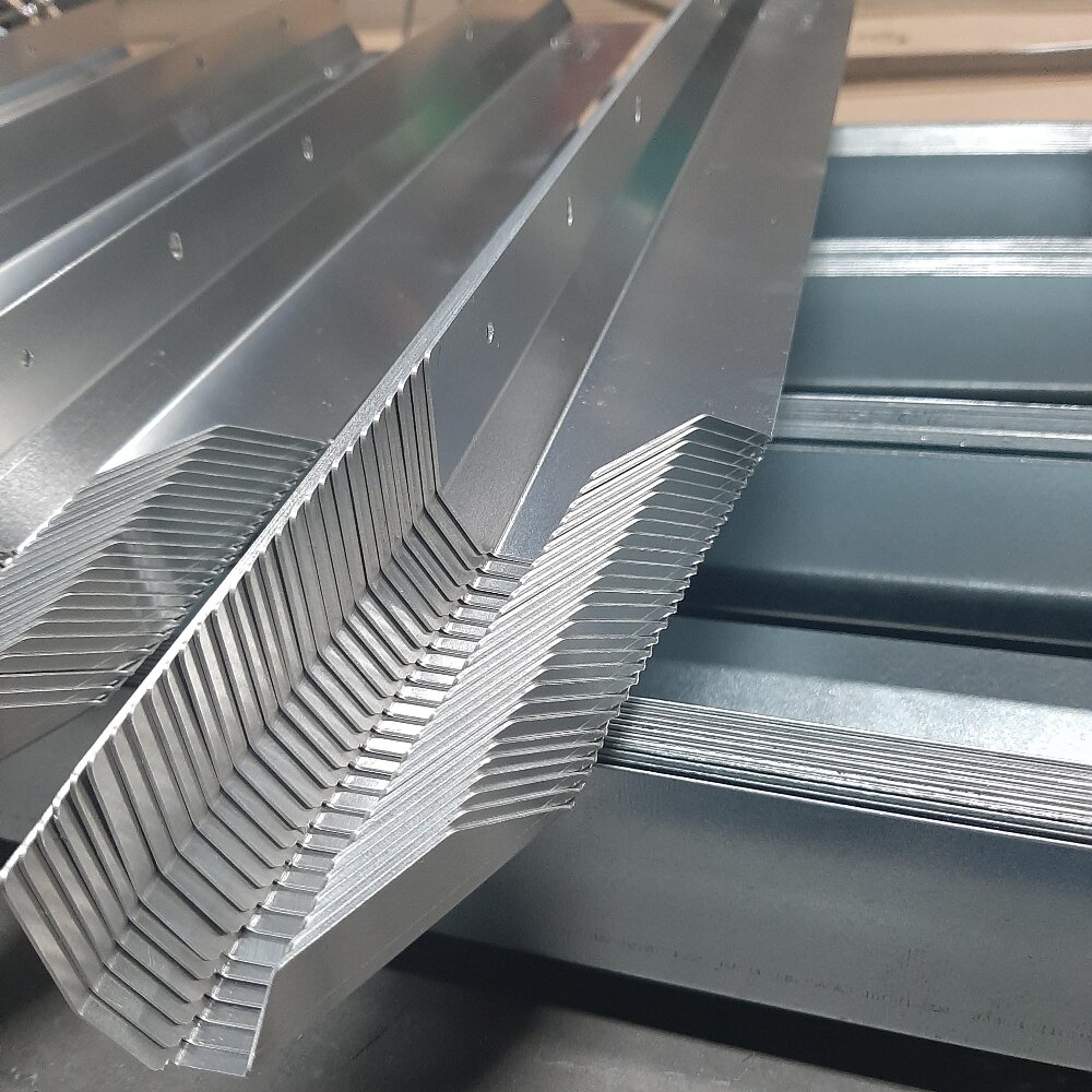 Fabrication of sheet metal from Metal Tronics Inc. in Mississauga, Ontario.